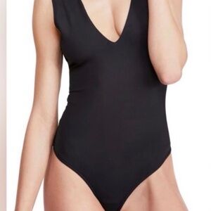 Free people Black bodysuit. Keep it sleek